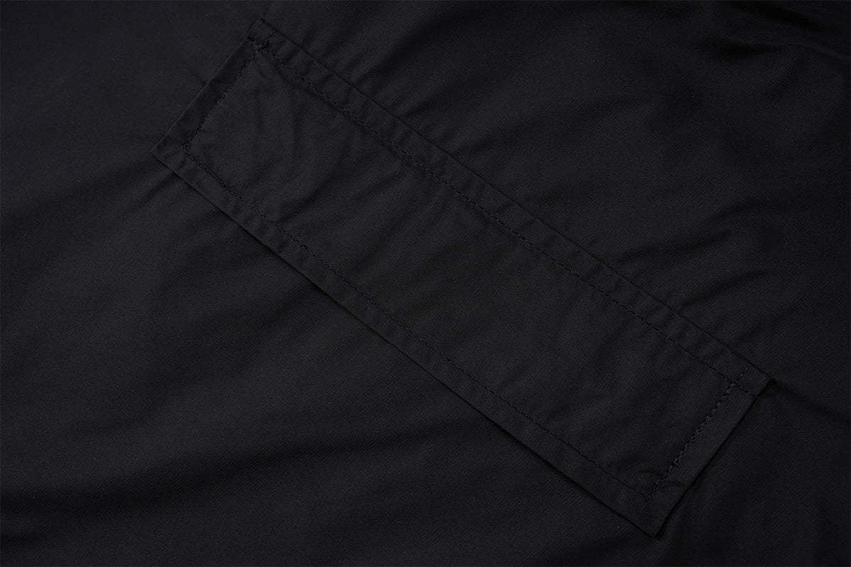 Veste à capuche réversible imprimée léopard – Bomber noir et imprimé animal
