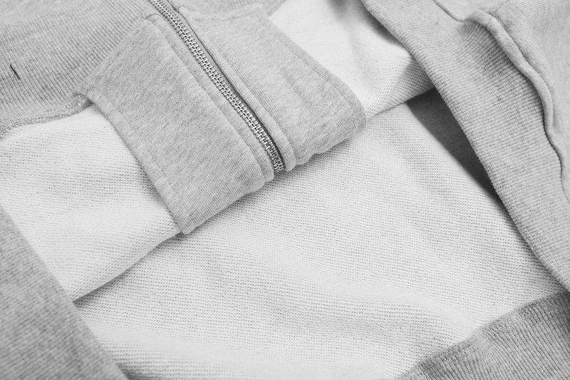 Zip-Up Hoodie with Star Studs & Decorative Drawstring, Oversized Fit
