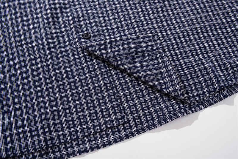 Men's Plaid Long-Sleeve Shirt – Relaxed Fit Button-Up