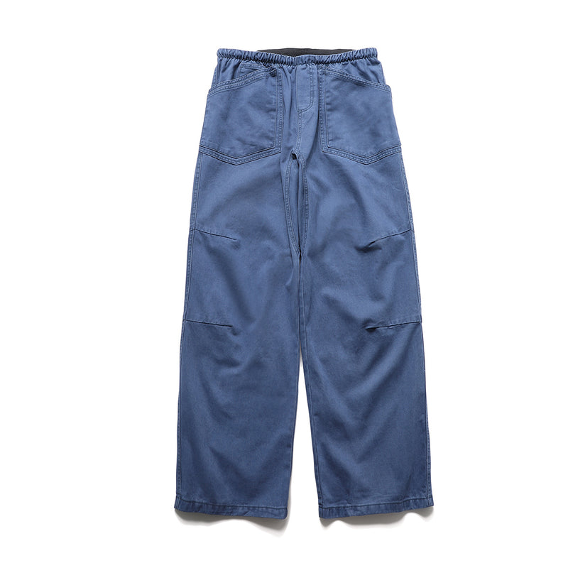 Wide-Leg Cargo Pants – Washed Vintage Workwear Straight Fit