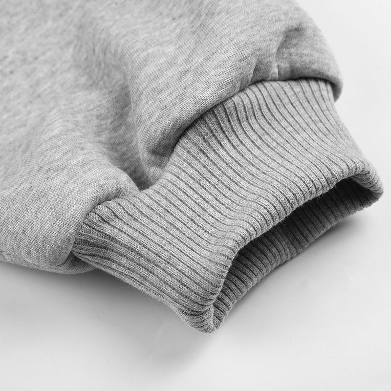 Oversize-Zip-Hoodie in Grau mit Details aus mehreren Reißverschlüssen