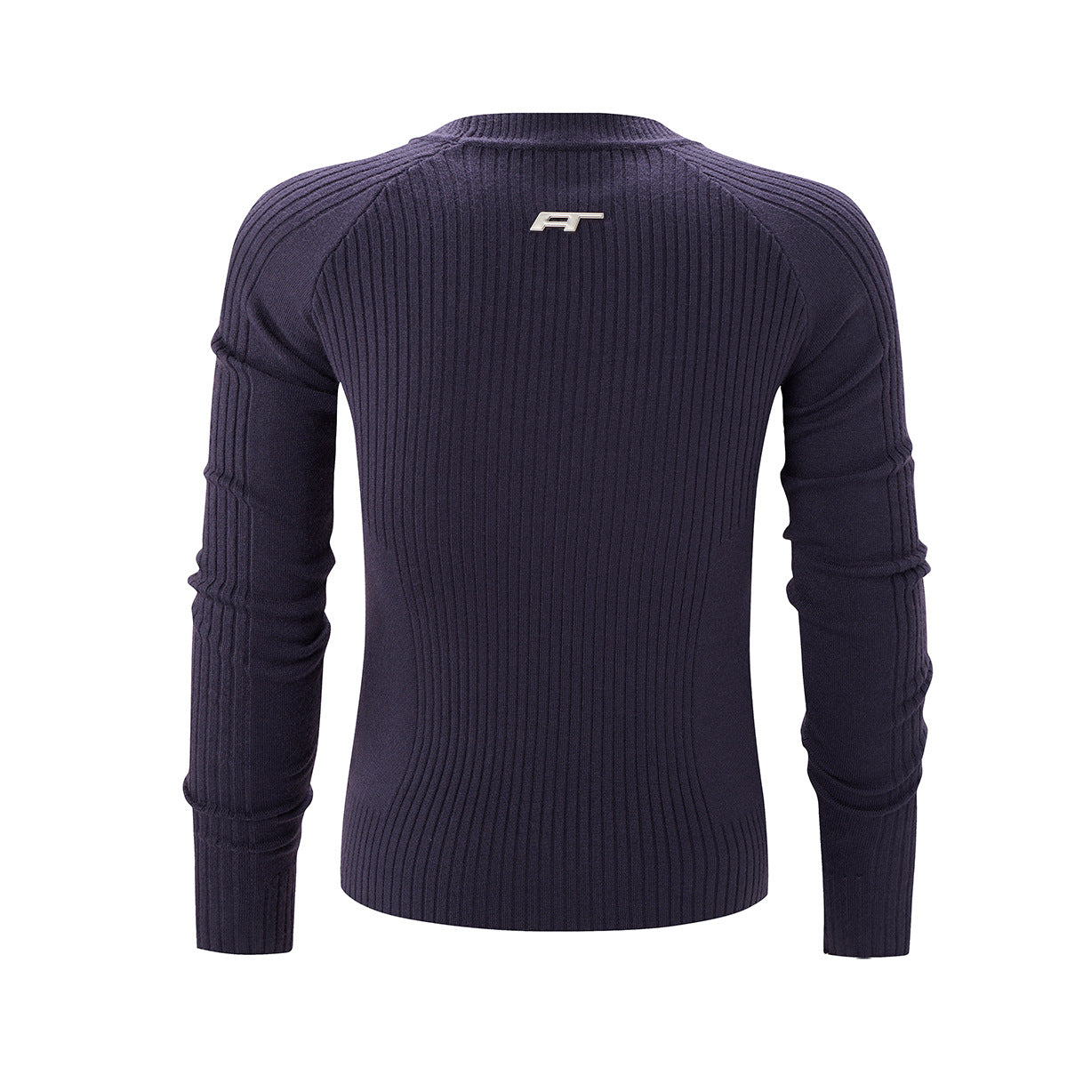 Men's Slim-Fit Ribbed Knit Crewneck Sweater