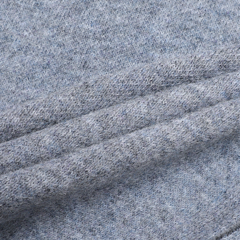 V-Neck Knit Sweater Vest with Irregular Hem & Puppy Embroidery