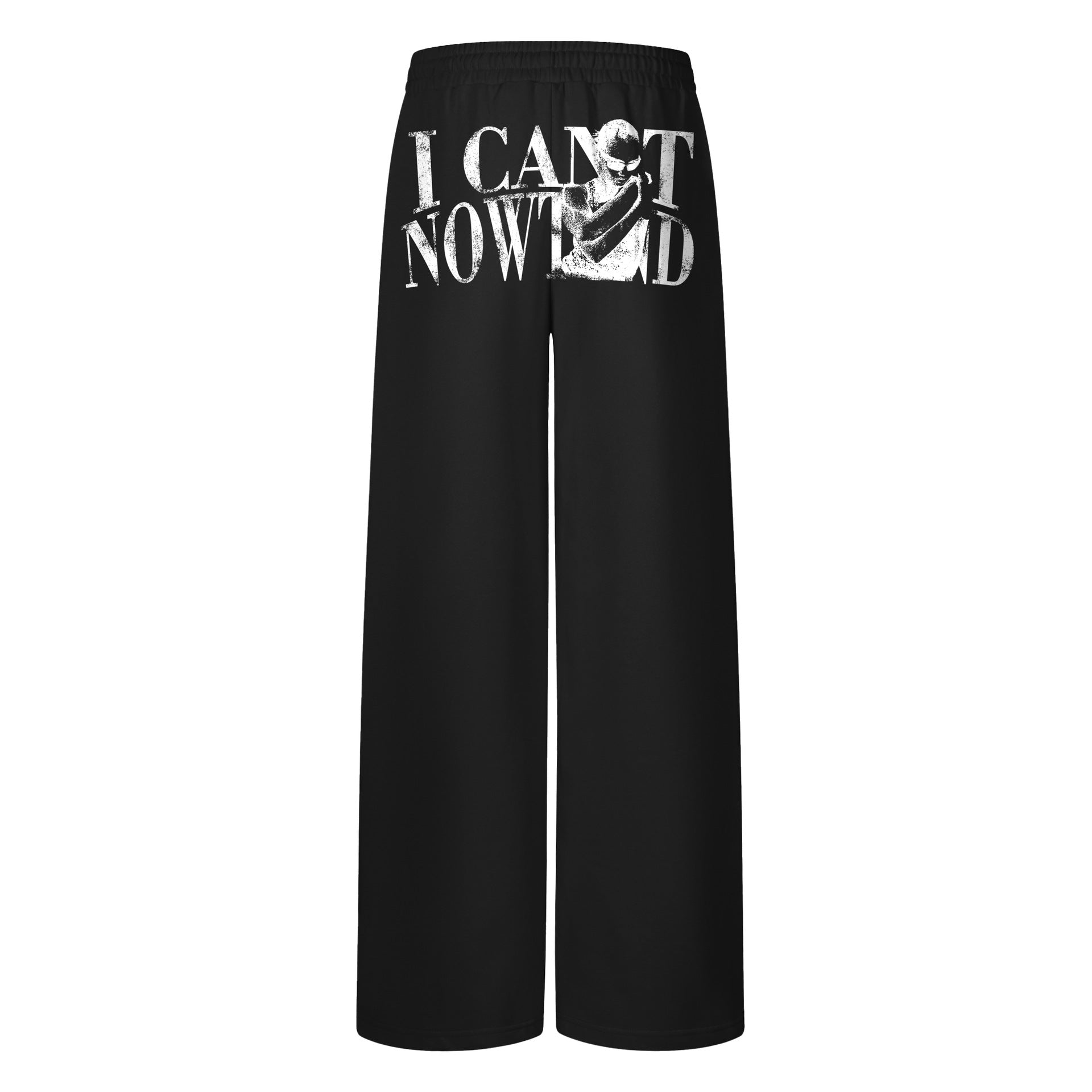 Jogginghose mit weitem Bein und Grafikprint – Hip-Hop-Streetwear-Loungehose