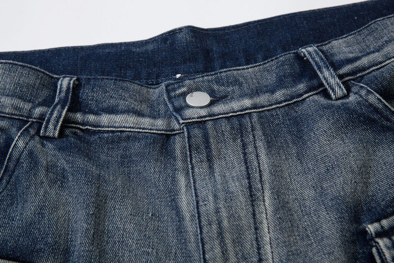 Wide-Leg Cargo Jeans with Barbed Wire Embroidery – Baggy Streetwear Denim