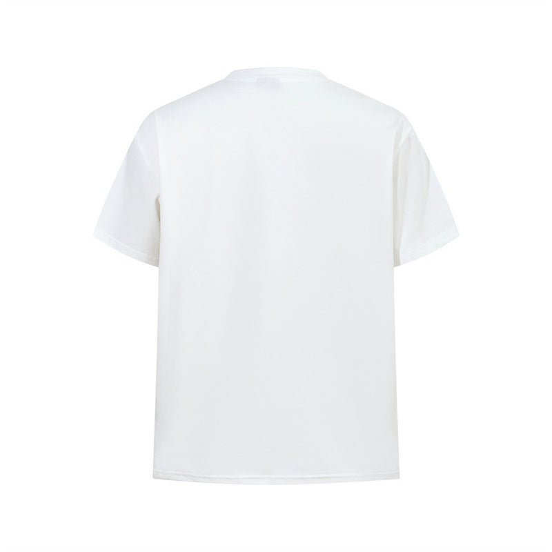 Graphic Print Short Sleeve T-Shirt – One Day I Am Gonna Hand & Butterfly Print
