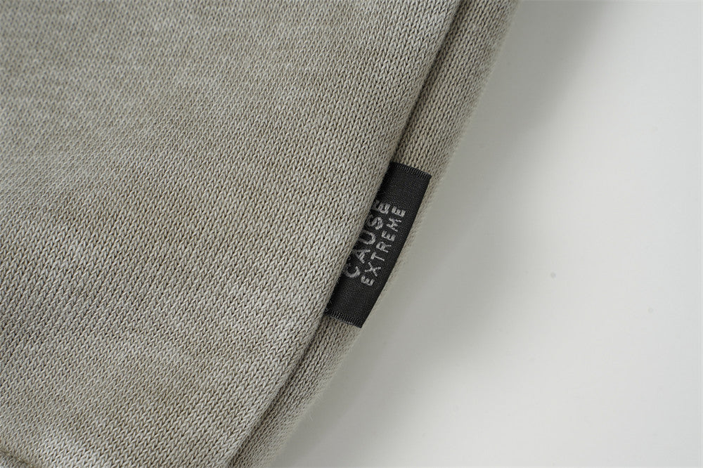 Sweat à capuche zippé homme délavé à l’acide, avec zip diagonal et empiècements déconstruits