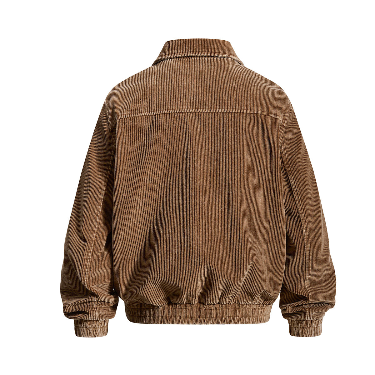 Chaqueta Bomber Harrington de Pana – Corte Cuadrado con Cierre de Broche Vintage