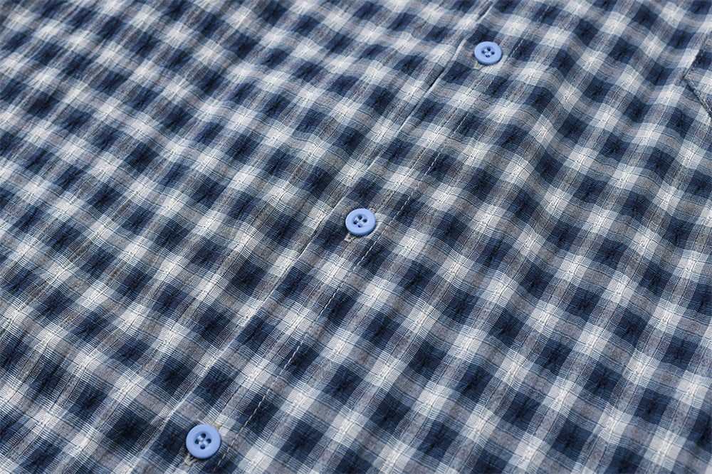 Men's Plaid Flannel Oversized Long-Sleeve Button-Down Shirt