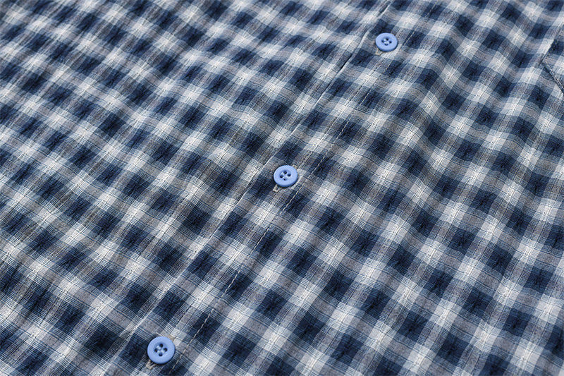 Men's Plaid Flannel Oversized Long-Sleeve Button-Down Shirt