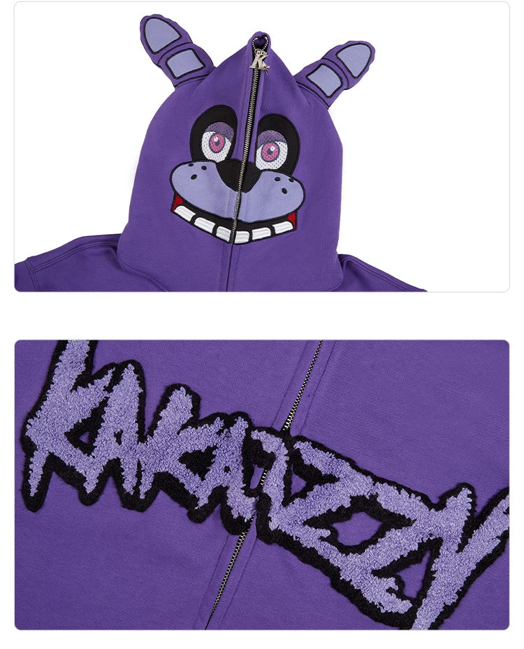 The Seakoff hoodie, inspired by Bonnie from Five Nights at Freddy&