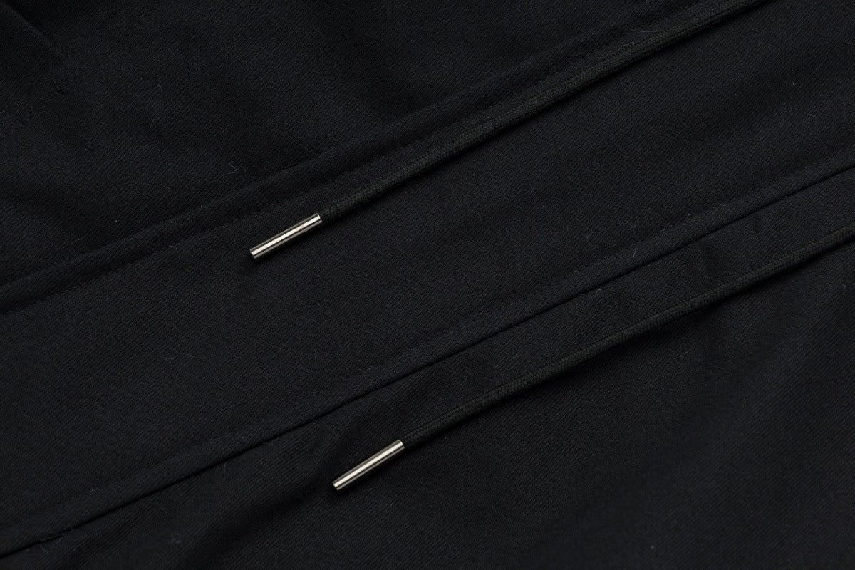 Chaqueta acolchada oversize con capucha y ribete de pelo sintético
