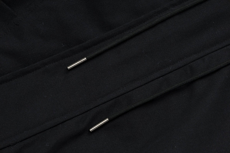 Chaqueta acolchada oversize con capucha y ribete de pelo sintético