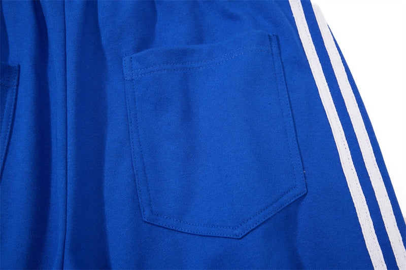 Wide-Leg Track Pants with Skeleton Rider Print and Side Stripe Detail
