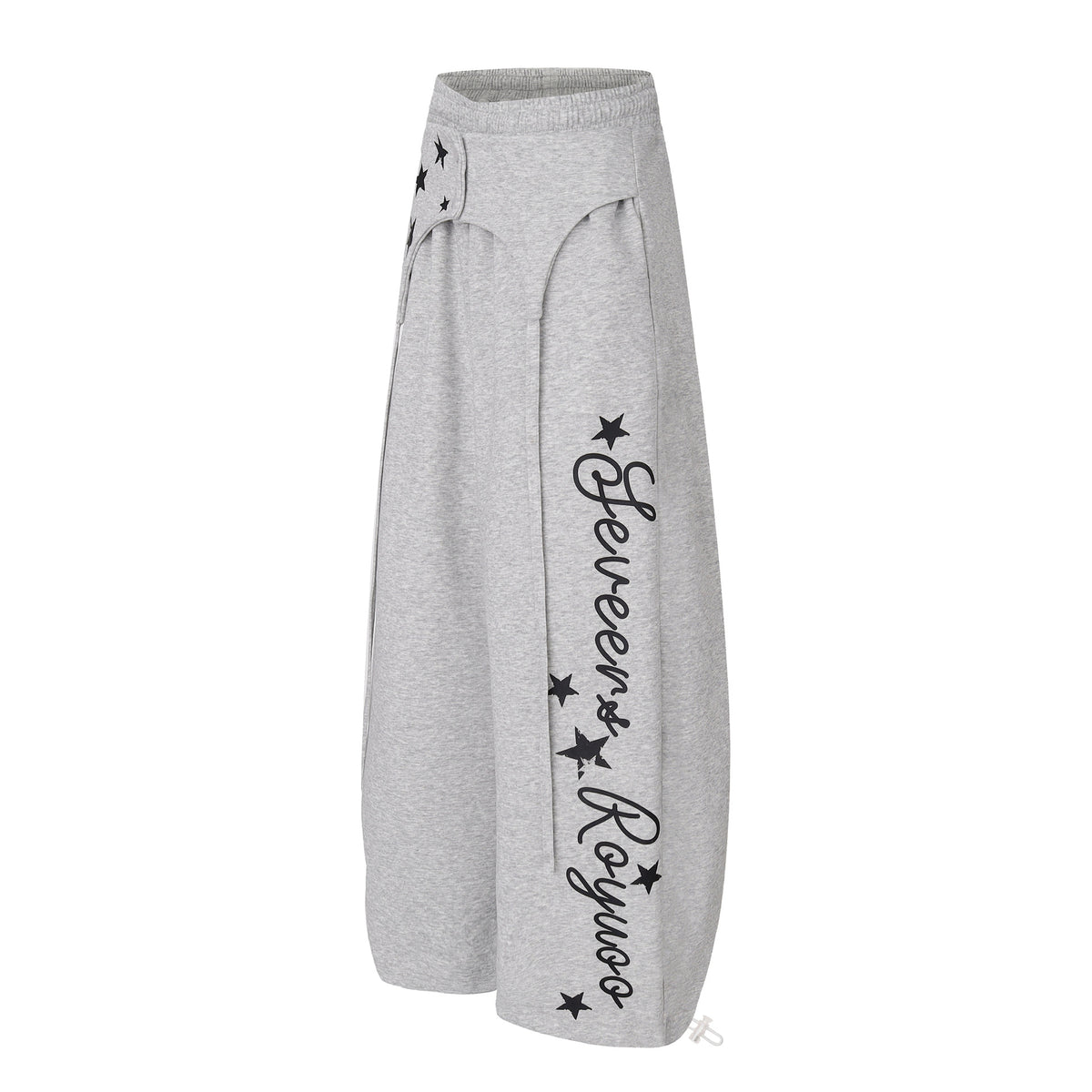 Wide-Leg Star Print Sweatpants – Hip-Hop Streetwear Baggy Jogger Pants