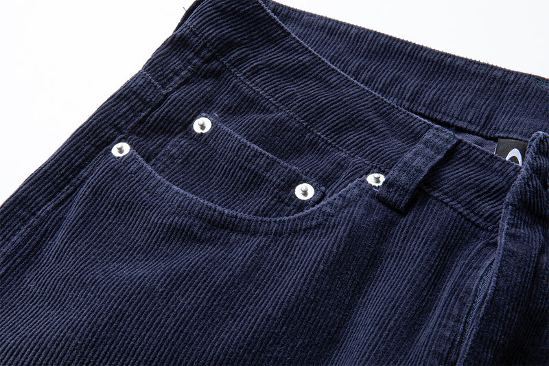 Baggy-Cordhose für Herren – Wide-Leg, gewaschen, Vintage, gerades Bein