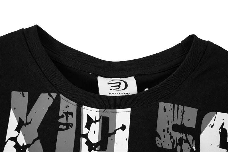 Battlekro Graphic Oversized T-Shirt – Men's Hip Hop Street Style Tee