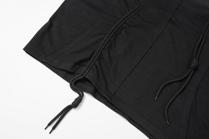 Langarm-Sweatshirt mit Farbverlauf, Washed-Finish und Tunnelzugsaum