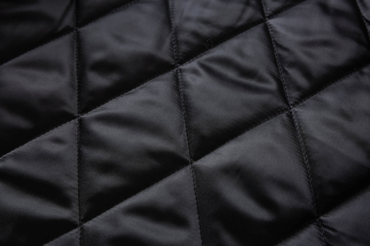 Men's Faux Shearling Collar Leather Bomber Jacket – Oversized Black Winter