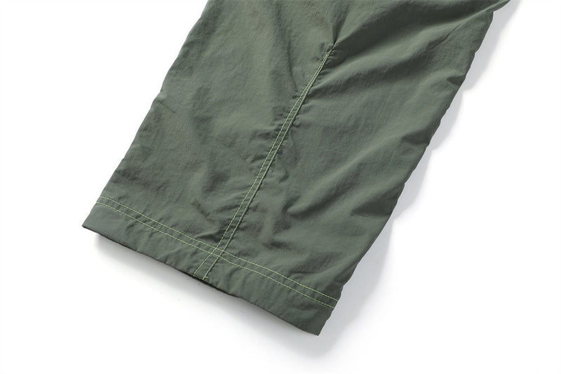 Cargo Work Pants for Men – Wide-Leg Multi-Pocket Utility Trousers with Contrast