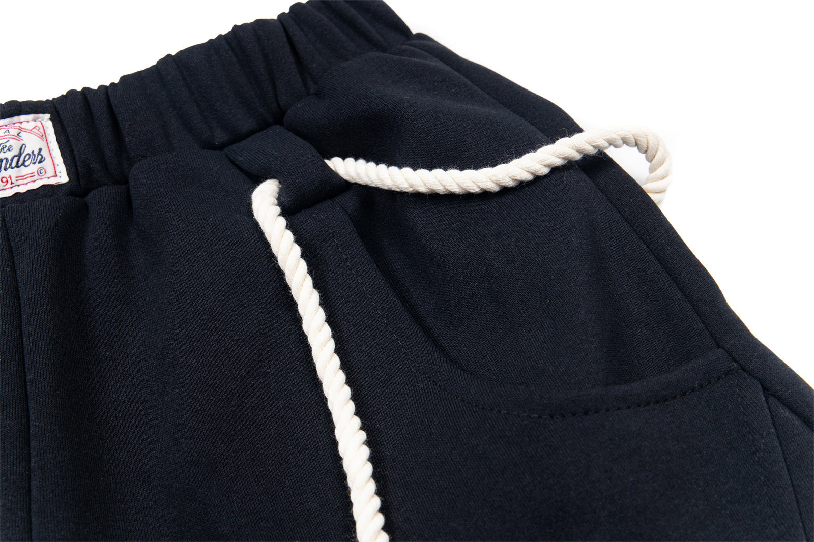 Wide-Leg Sweatpants with Rope Drawstring – Oversized Retro Streetwear Trousers