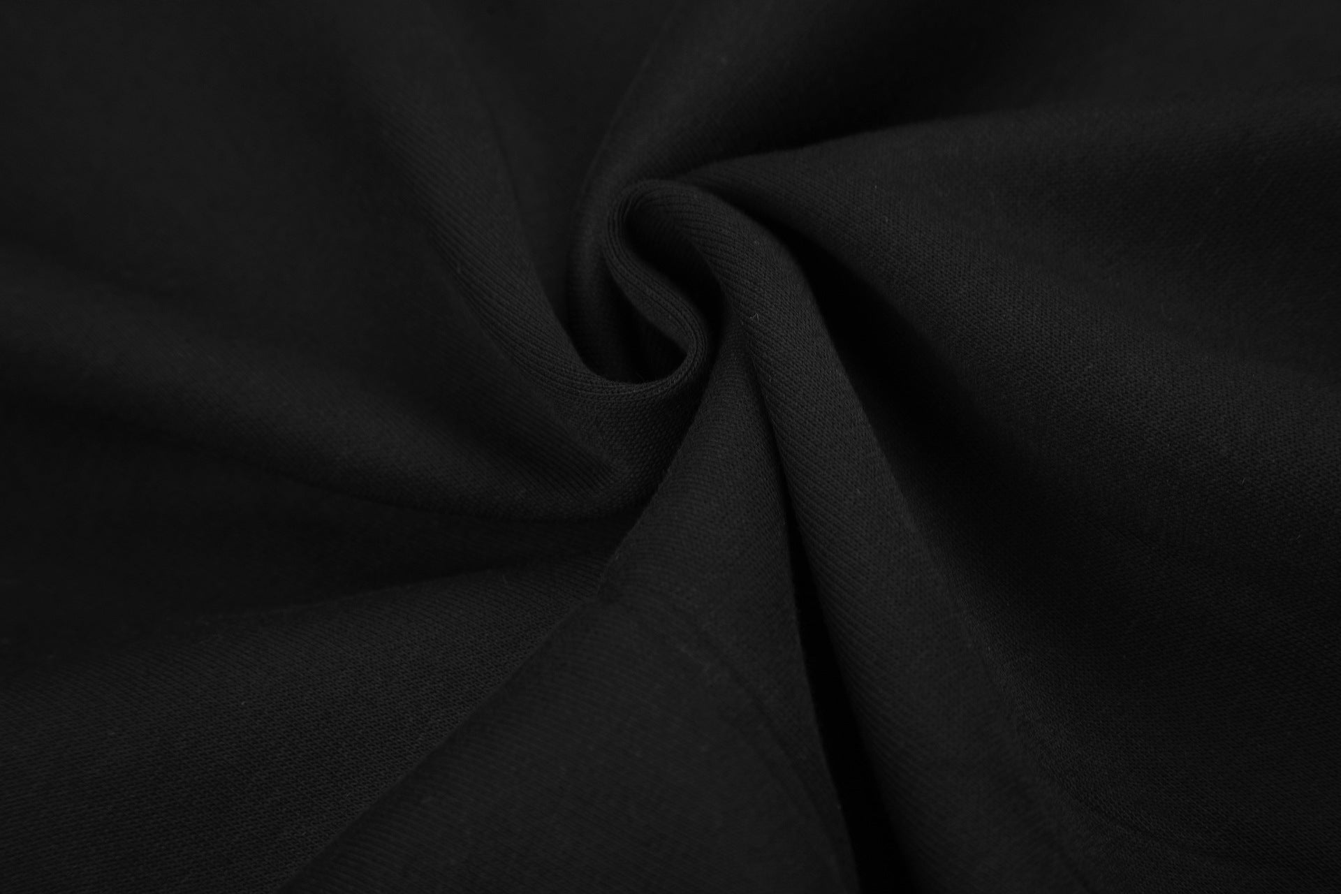 Hoodie zippé court à strass et motif arabesque – Noir