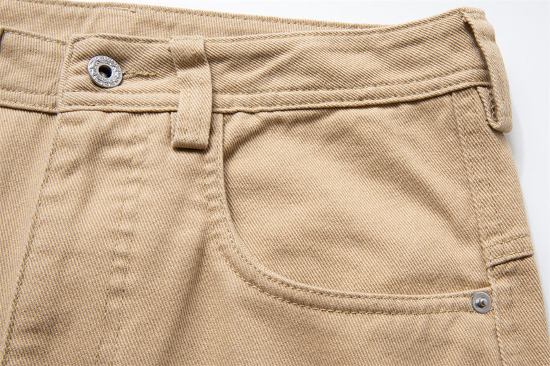 Baggy-Cargohose für Herren mit weitem Bein, Einsätzen und Workwear-Stil