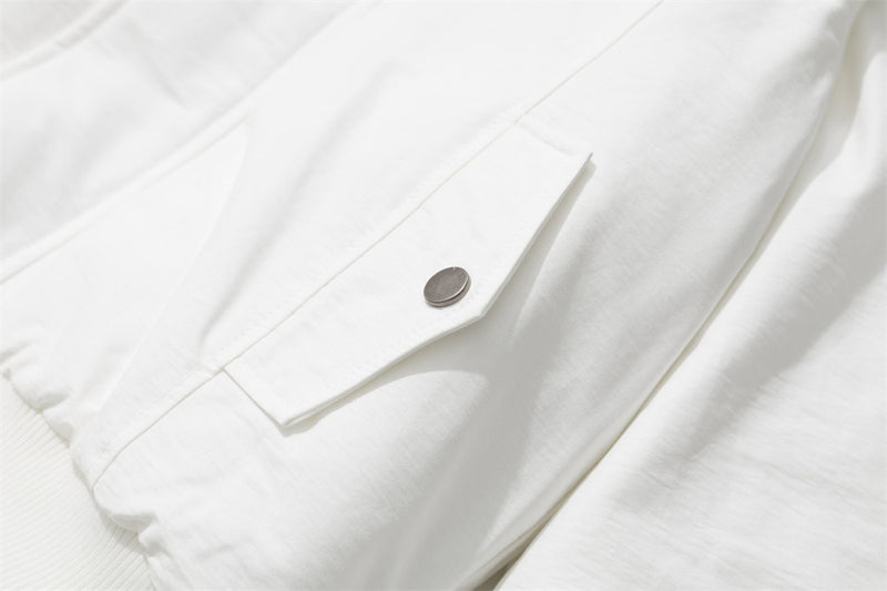 Blouson bomber à capuche en fausse fourrure – Manteau d'hiver homme isolant à double zip
