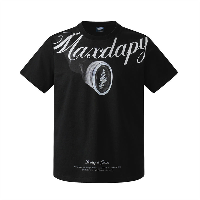 Oversized Graphic Print T-Shirt | Streetwear Script Logo Tee