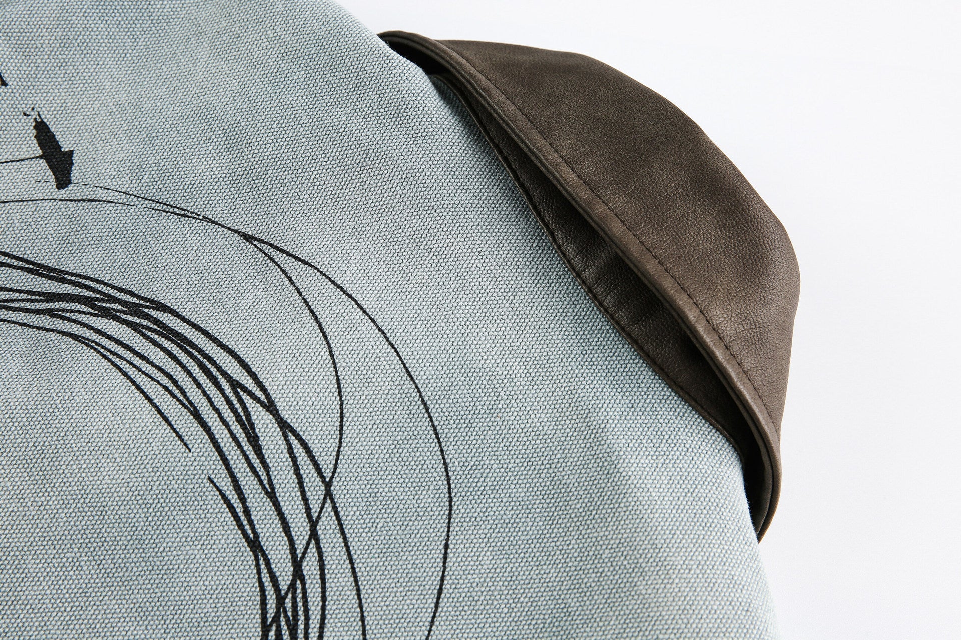Veste de travail vintage en toile canvas délavée – Manteau workwear imprimé, style Detroit