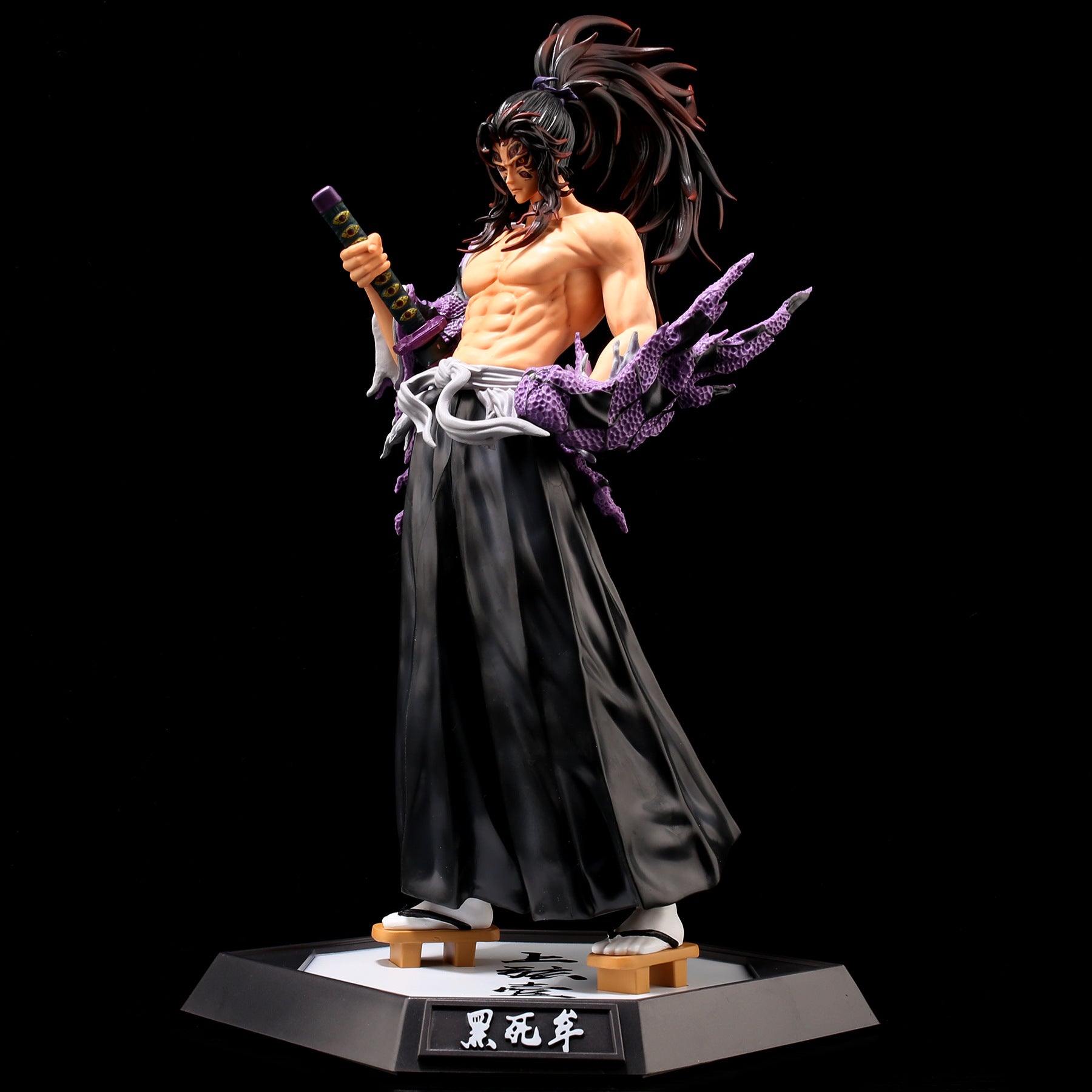 The Kokushibo Demon Slayer Figure – 31CM PVC Action Figure is an essential for Kimetsu no Yaiba fans, showcasing the male anime character&