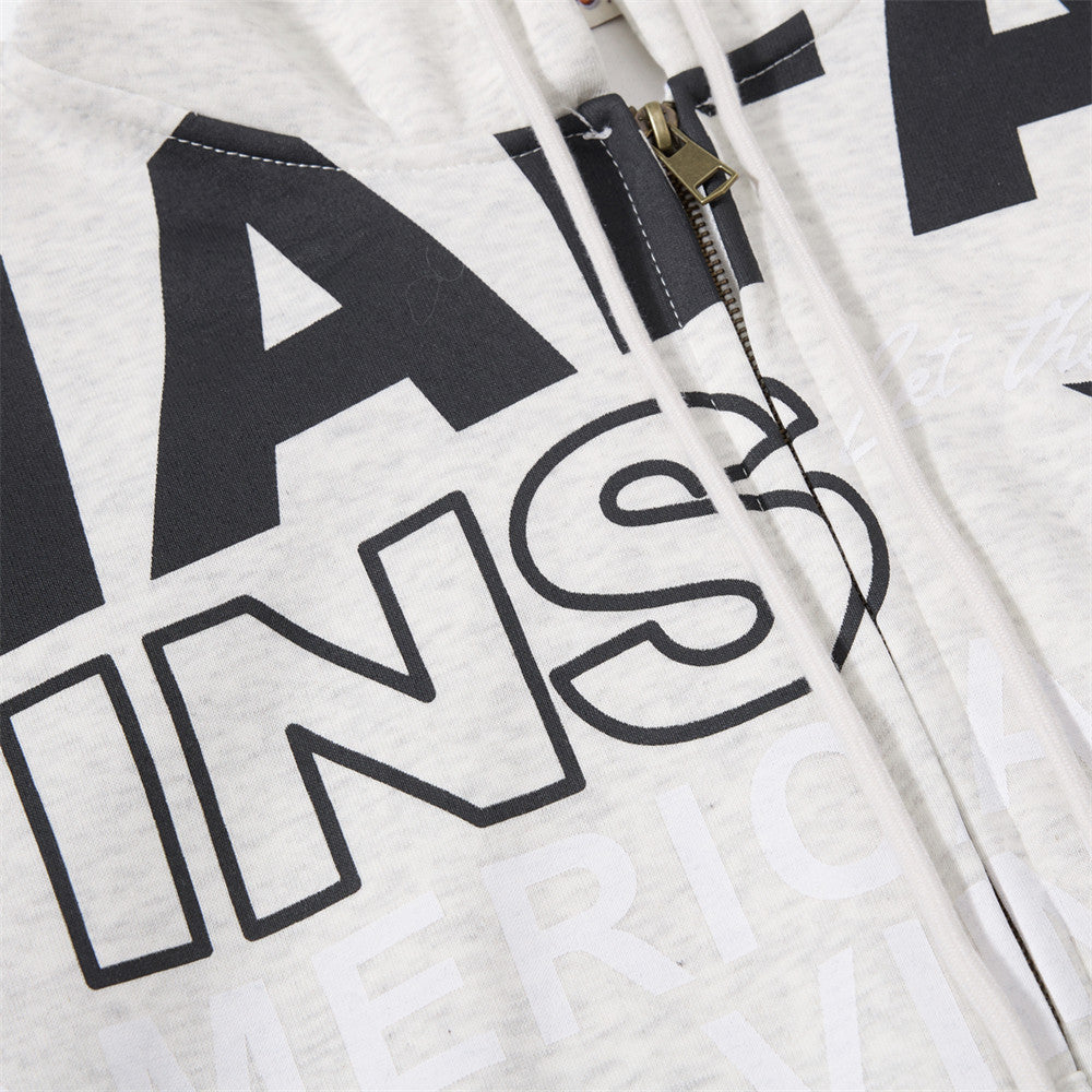 American Vintage Graphic Zip-Up Hoodie – Oversized Street Style