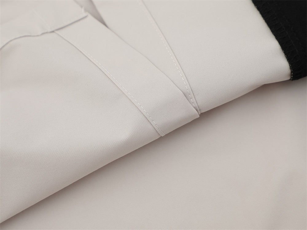 Savage Base Colorblock Bowling Shirt – Short Sleeve Button-Up with Script Logo