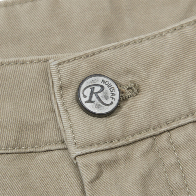 Men's Wide-Leg Cargo Pants – Loose Fit Multi-Pocket Arc-Hem Streetwear Trousers