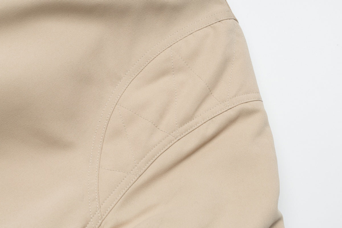 Cazadora bomber extragrande con forro de sherpa – Abrigo acolchado de invierno
