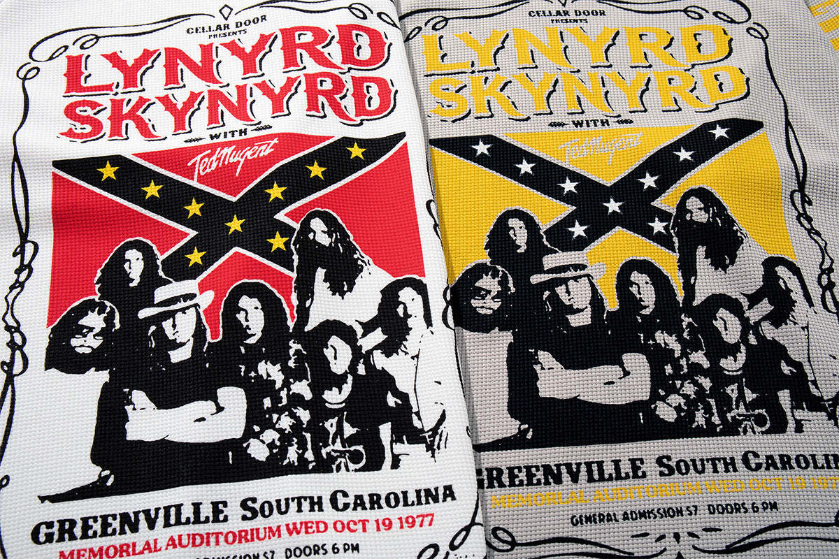 Long Sleeve Raglan Shirt – Lynyrd Skynyrd 1977 Concert Graphic with Mismatched