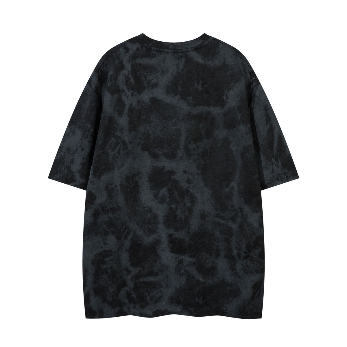 Tribal Thorn Graphic Acid Wash Oversized T-Shirt Men