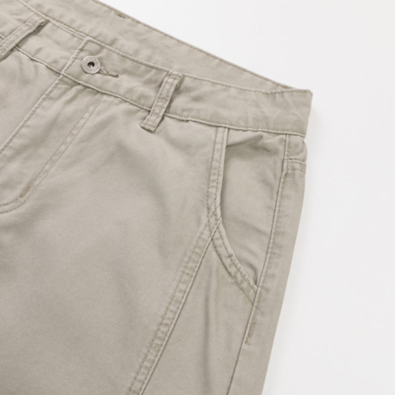 Wide-Leg Barrel Pants – Men's Vintage Punk Reconstructed Arc-Cut Trousers