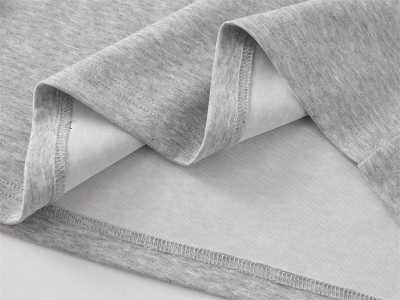 Oversized Pinch-Pleat T-Shirt with Stud Shoulder Detail