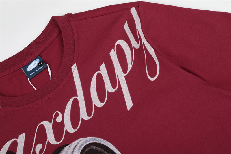Oversized Graphic Print T-Shirt | Streetwear Script Logo Tee