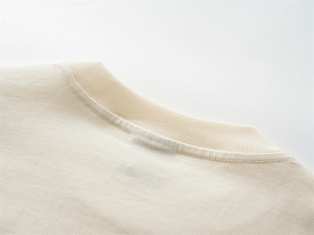 Long Sleeve T-Shirt with 1987 Varsity Graphic, Relaxed Fit Crew Neck