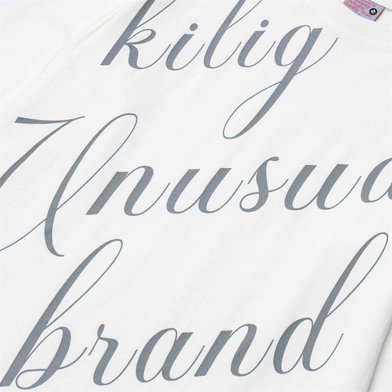 Men's Long Sleeve Script Graphic T-Shirt – Relaxed Fit