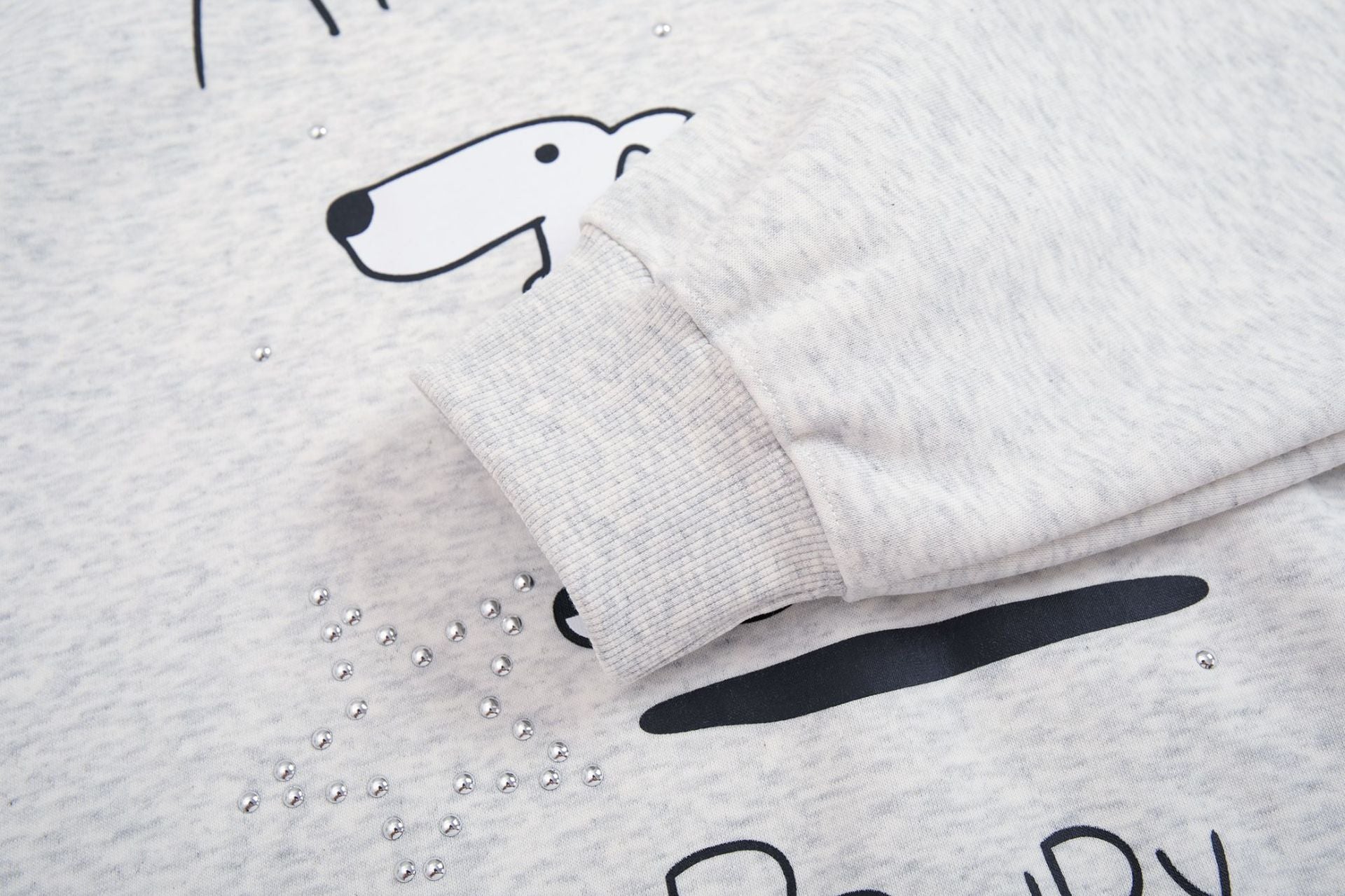 Sudadera Ahotero con capucha y estampado de dálmata – Gráfico de dibujos animados oversize