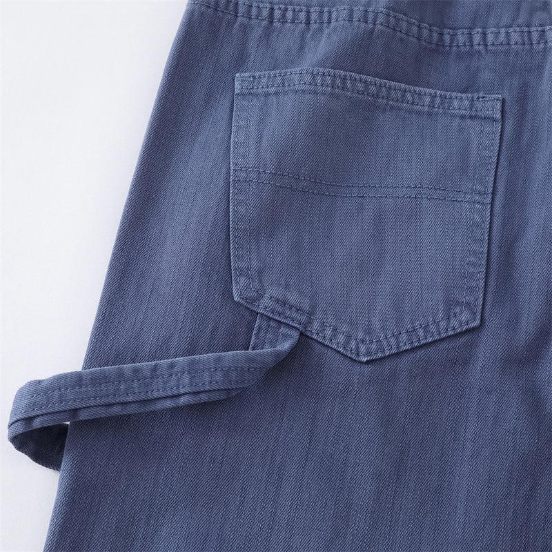 Wide-Leg Carpenter Jeans – Loose Fit Straight Denim Pants with Utility Pockets