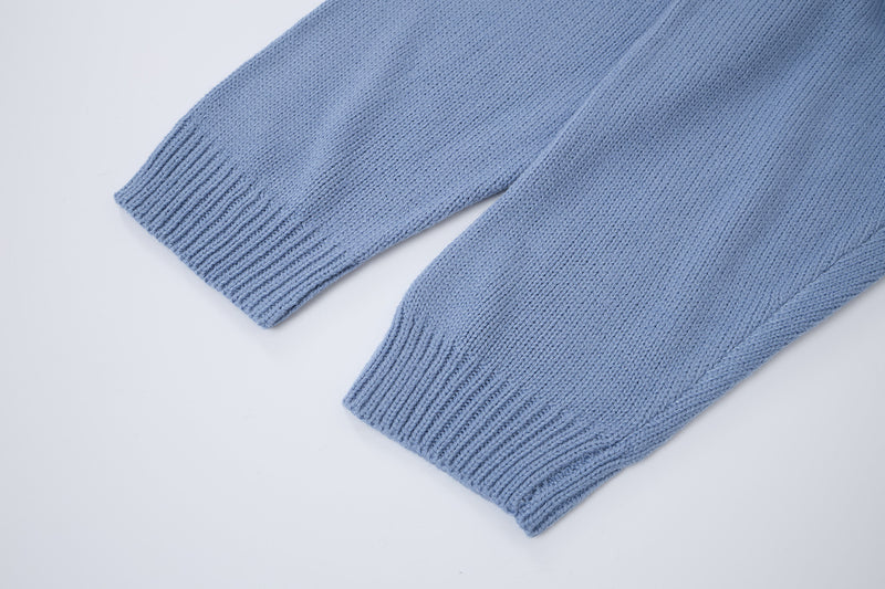 Cardigan en maille zippé à pois avec motif étoile et notes de musique