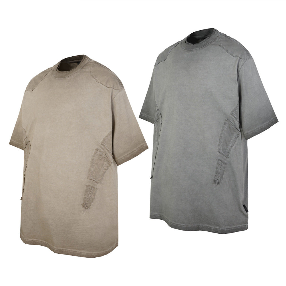 SEAKOFF Acid Wash Distressed Oversized Cotton Tee | Vintage