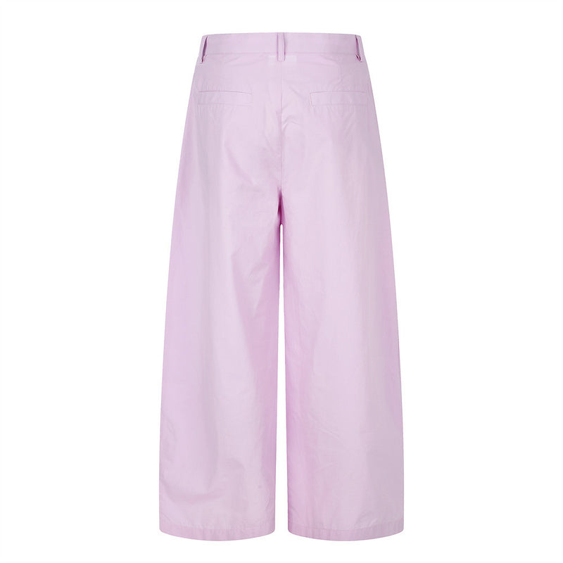 Wide-Leg Pleated Trousers – High-Street Drape Fit Pants