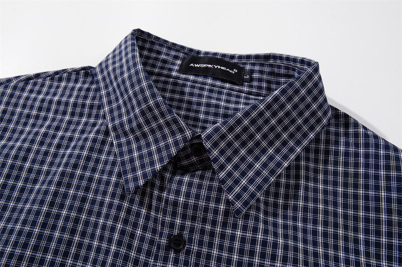 Men's Plaid Long-Sleeve Shirt – Relaxed Fit Button-Up