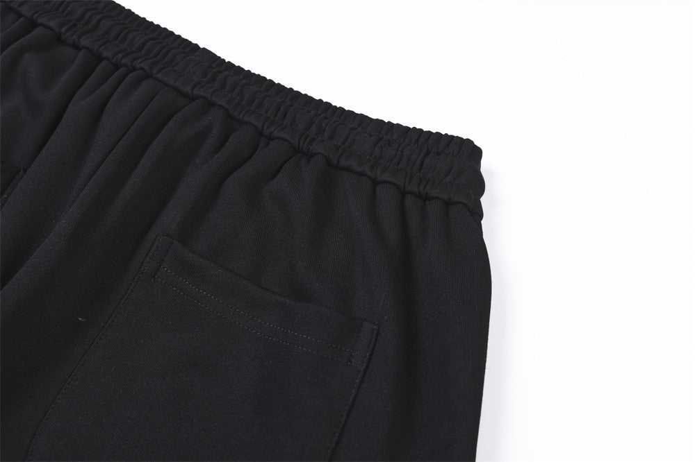 Wide-Leg Sweatpants with Castle & Angel Graphic Print – Streetwear Jogger Pants