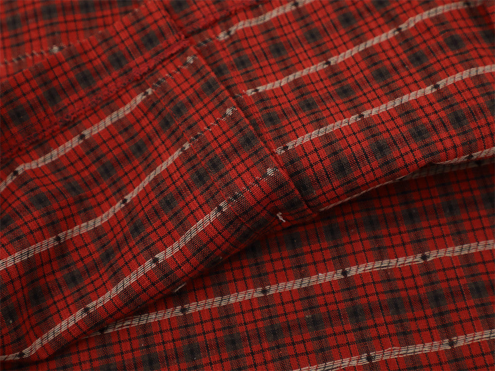 Plaid Check Short Sleeve Shirt – Oversized Relaxed Fit